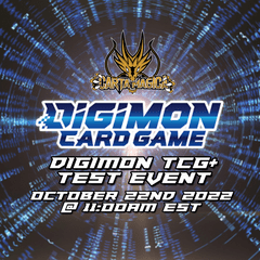 Digimon Card Game TCG+ Test Event - October 22nd